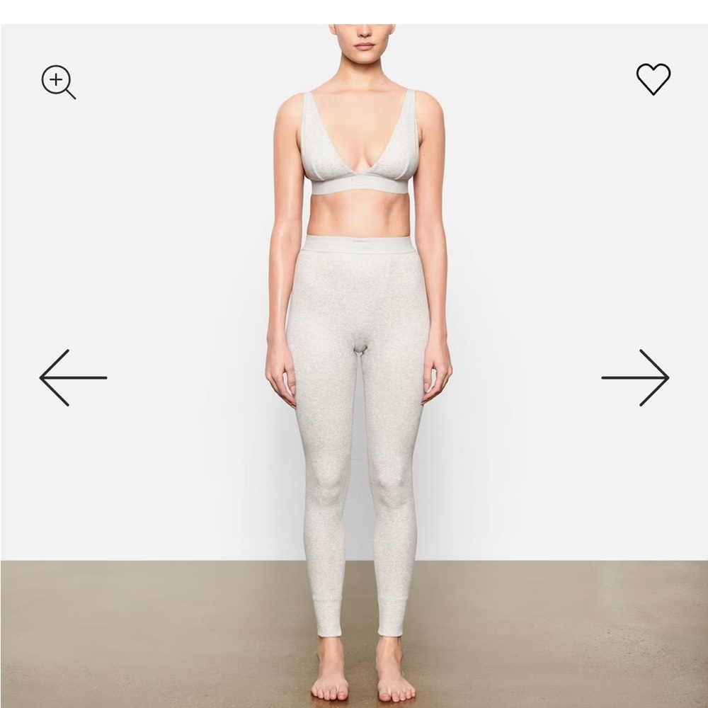 Skims Cotton Ribbed Legging